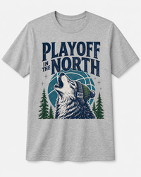 Playoff In The North Tee - Athletic Heather